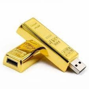 Pen drive Barra de Ouro capacidade 32GB 